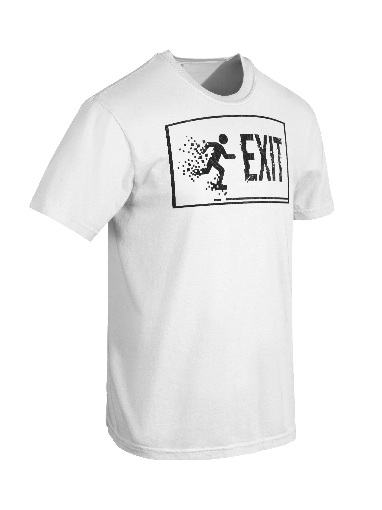 OBJECT 010: NO_EXIT // CLINICAL_WHITE - Backrooms Liminal Space Tee product image (9)