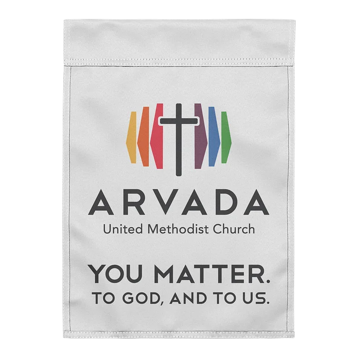 You Matter to God and Us Garden Flag product image (2)