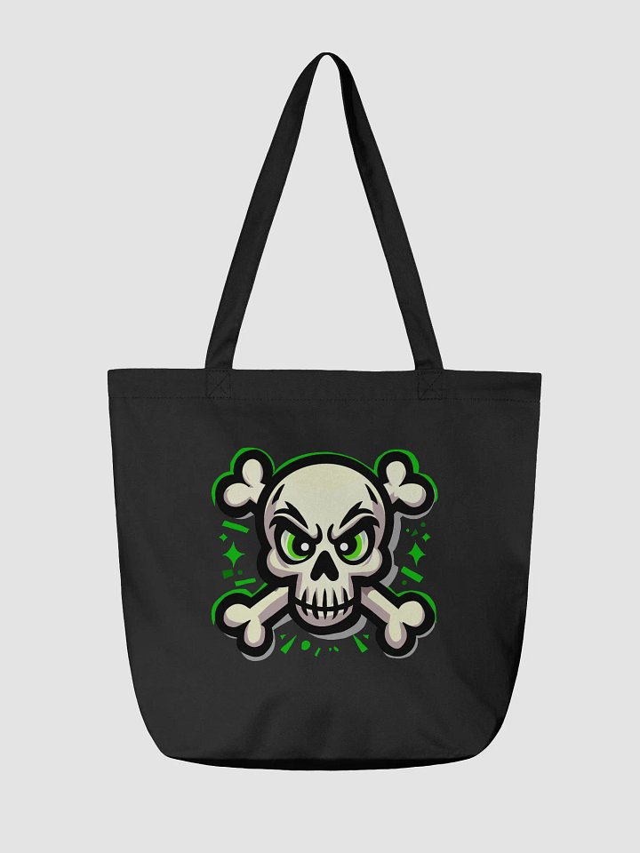 Eco-Friendly Edgy Skull Graphic Tote Bag product image (3)