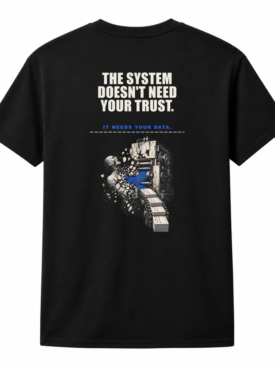 The System Needs Your Data Graphic Tee product image (1)