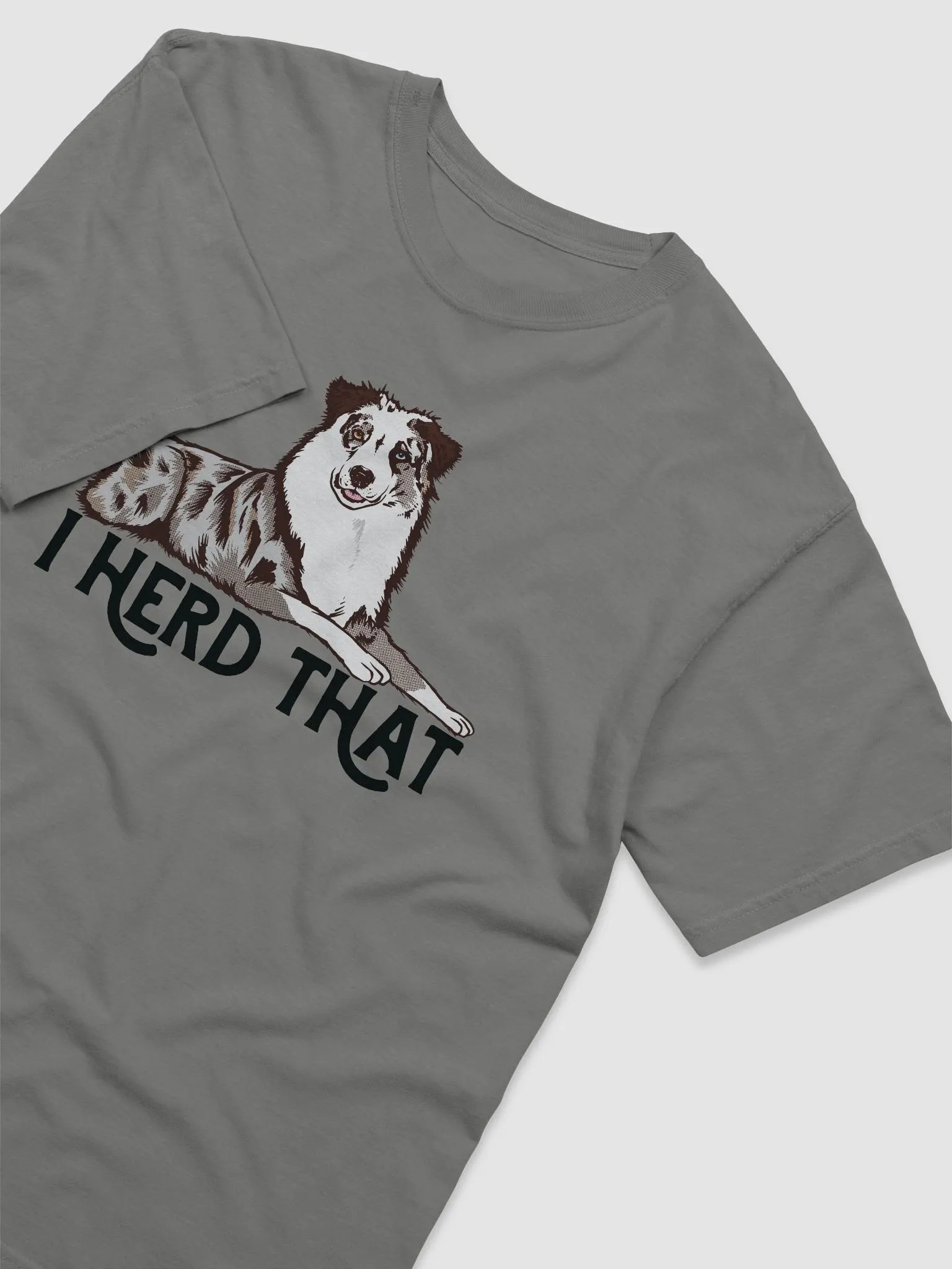 Custom - I Herd That | T-Shirt for Australian Shepherd (Red Merle) Dog Owners product image (6)