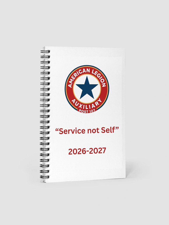 American Legion Auxiliary Post 107 Spiral Notebook product image (1)