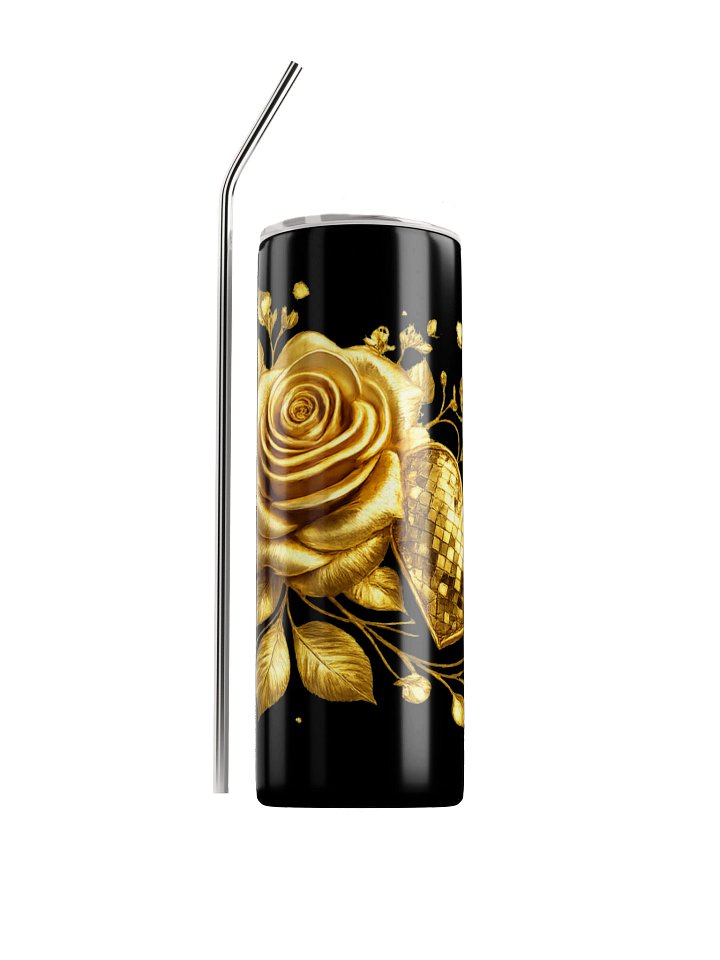 Golden Rose Hearts Tumbler product image (2)