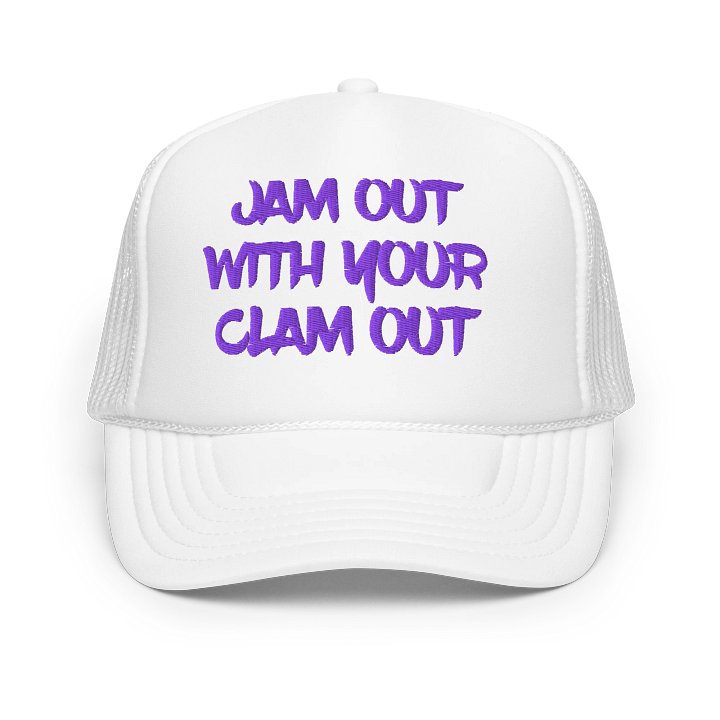 WOMENS CLAM OUT Foam Trucker Hat product image (1)