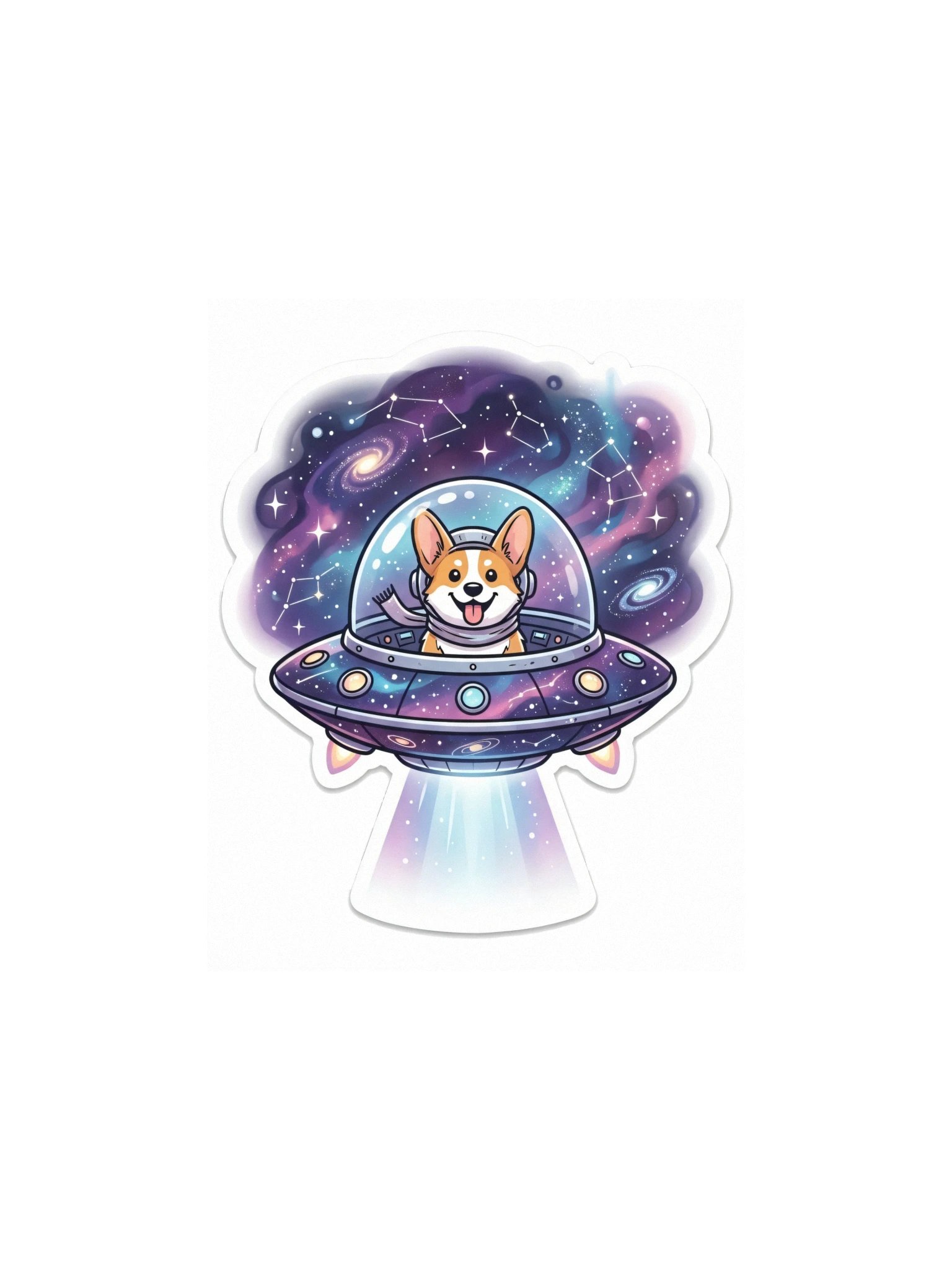 UFO Corgi Poster product image (5)