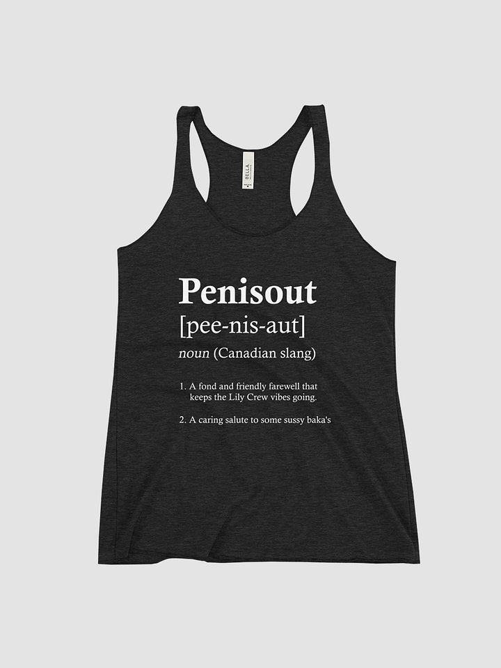 P***sout ~Bella and Canvas Ladies Triblend Racerback Tank product image (1)