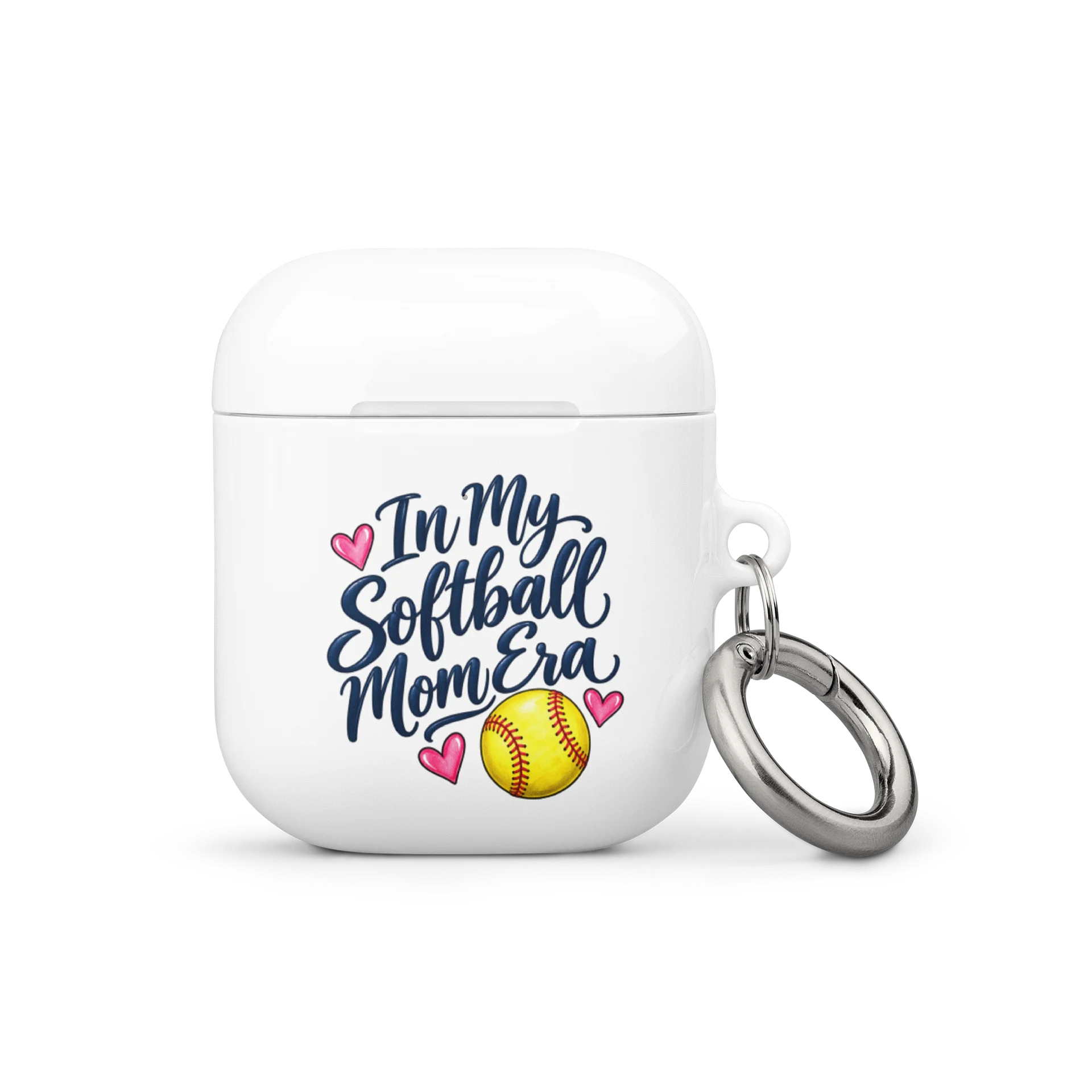 In My Softball Mom Era AirPods Case | Pink Bow Accessory product image (1)
