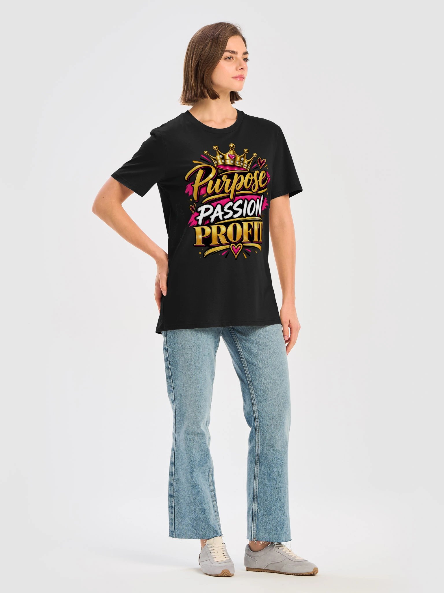 Purpose Passion Profit Crown Tee product image (11)