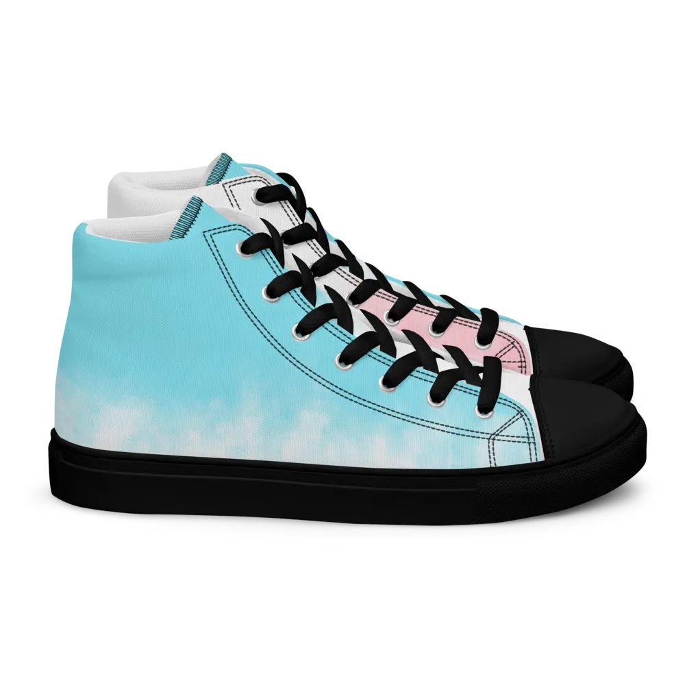 Pastel Dreams High Top Canvas Shoes product image (2)