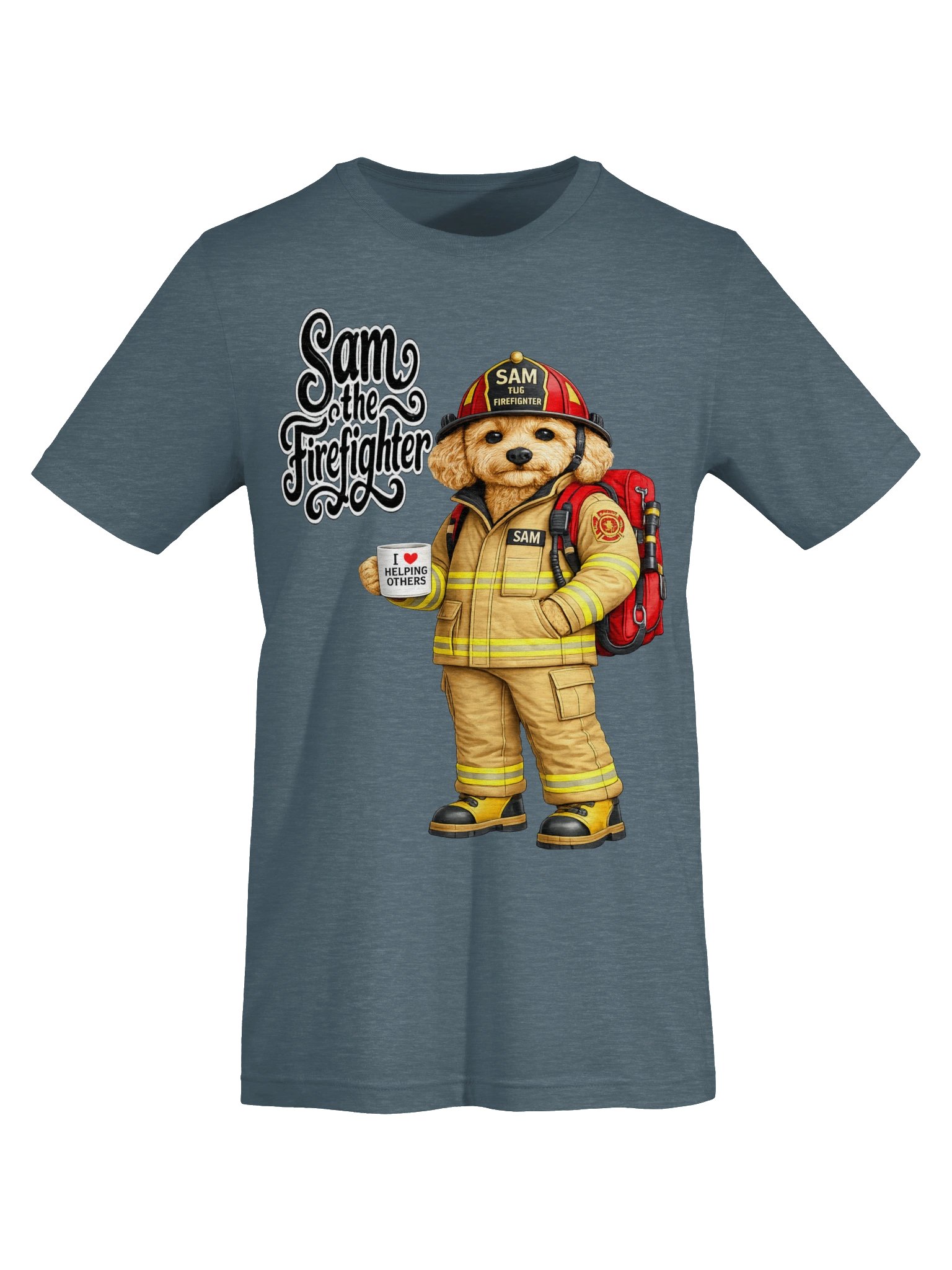 Sam the Firefighter Hero Adult Tee product image (41)
