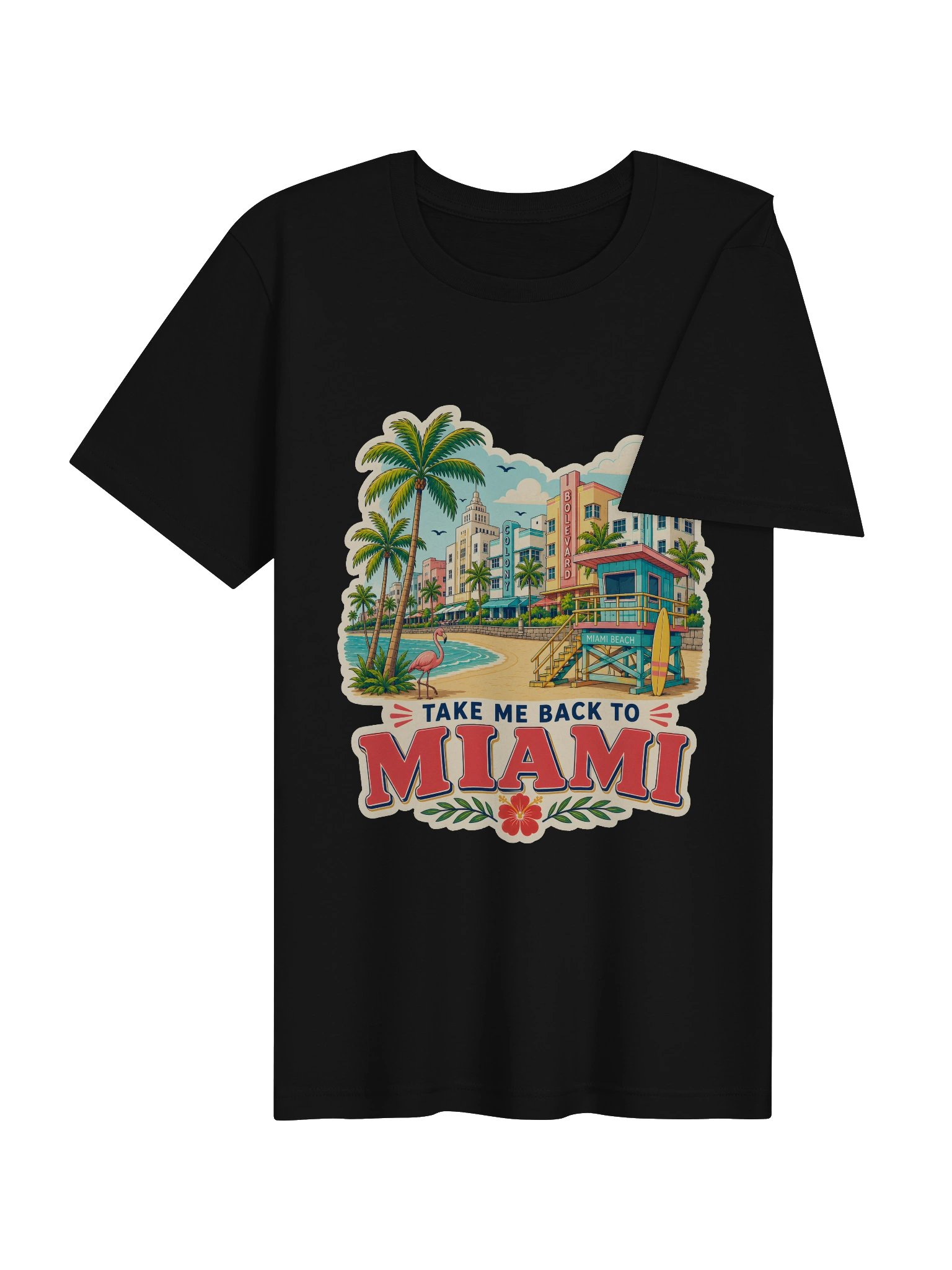 Take Me Back To Miami Tee product image (25)