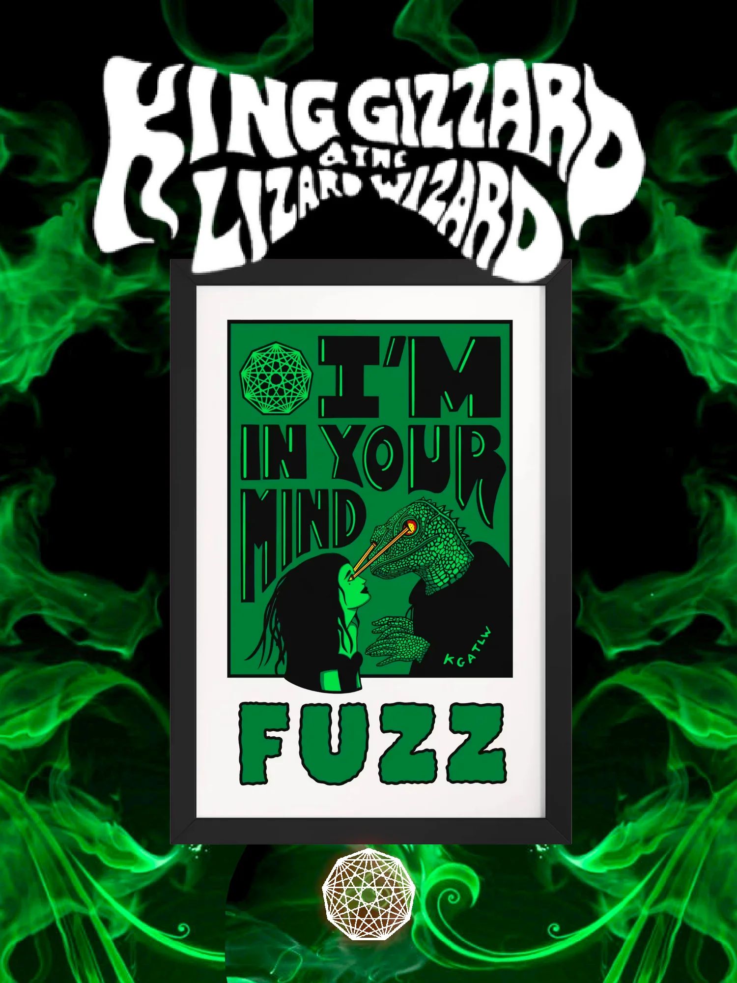 I'M IN YOUR MIND FUZZ FRAMED POSTER product image (1)