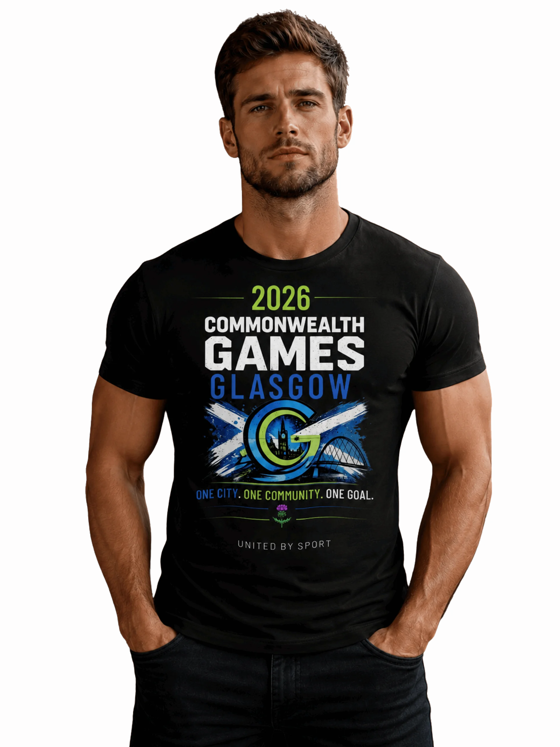 Glasgow 2026 Commonwealth Games Graphic Tee product image (1)