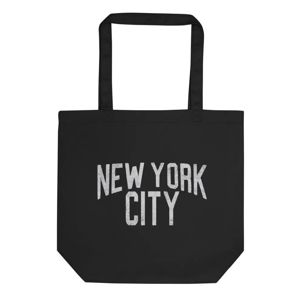 New York City Canvas Tote (White Text) product image (1)