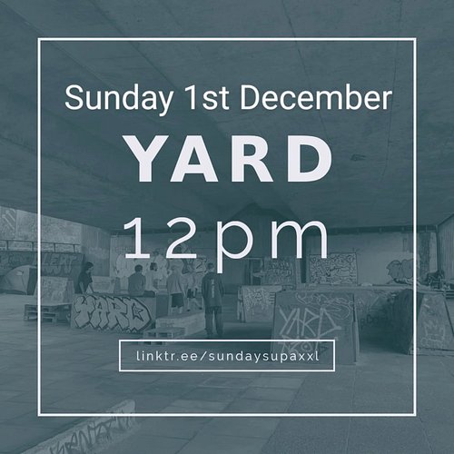 The weather appears to not be our friend for spots that aren't undercover, so with things likely to be wet we'll be at yard a...