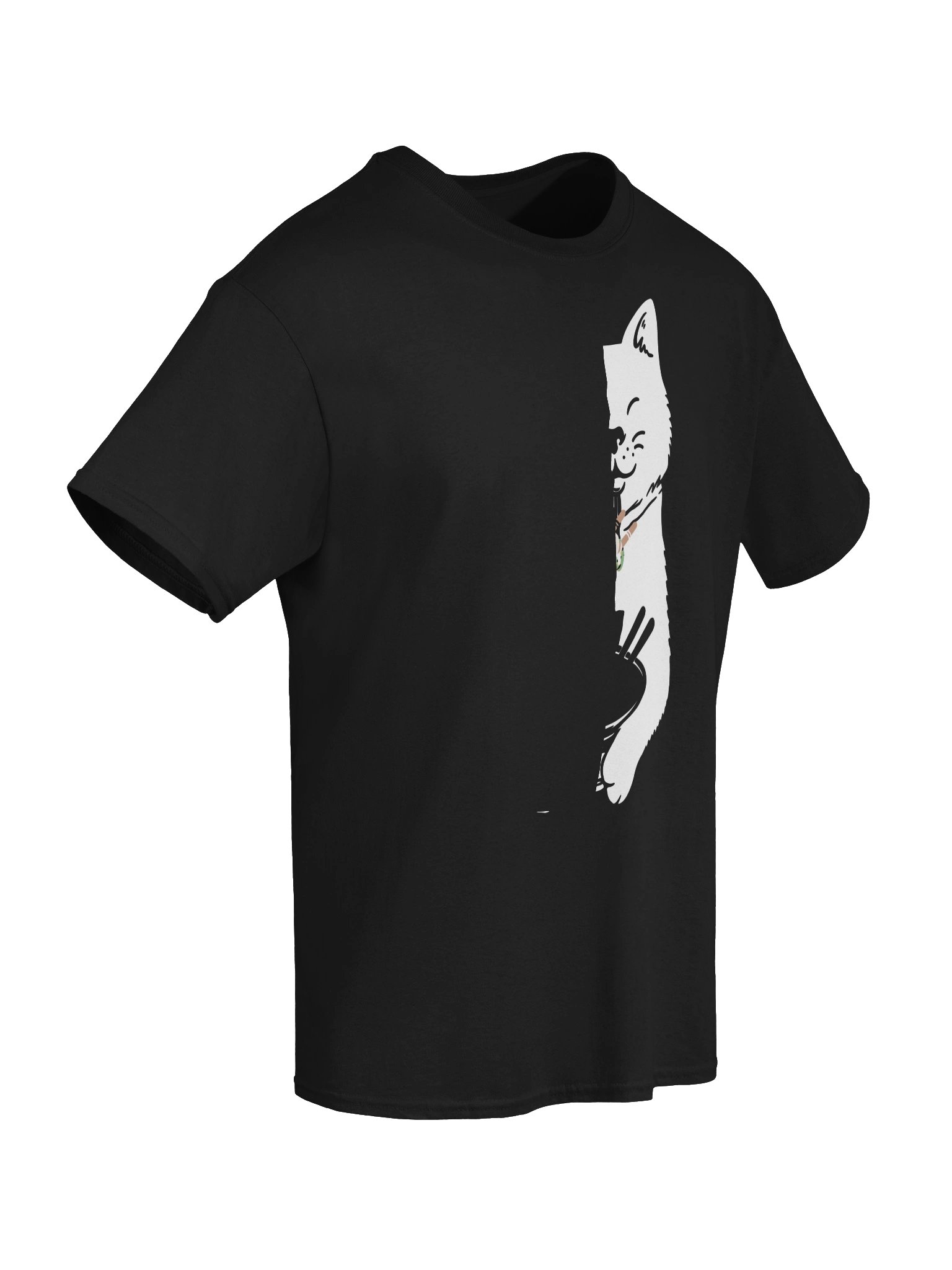 Cat Eating Desert T-Shirt product image (6)