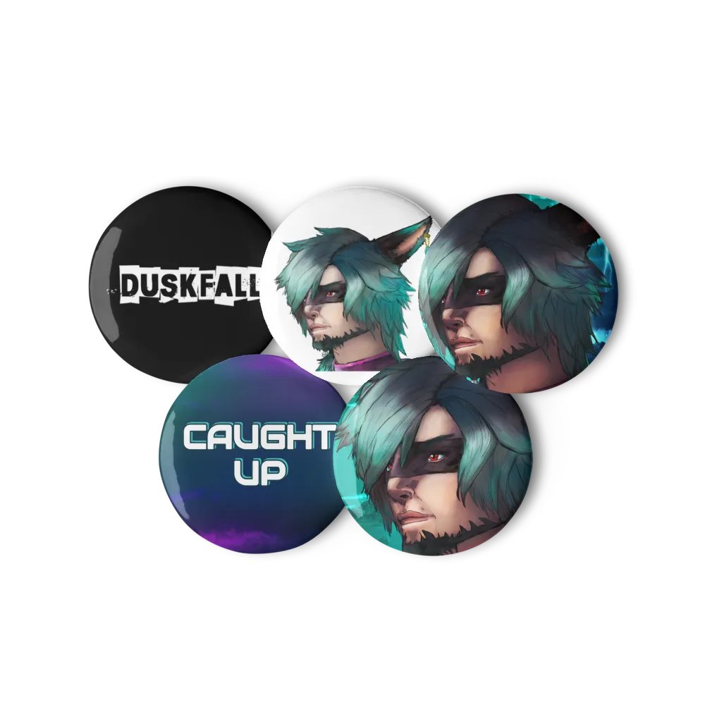 Caught Up - Miqo'te Pin Set product image (3)