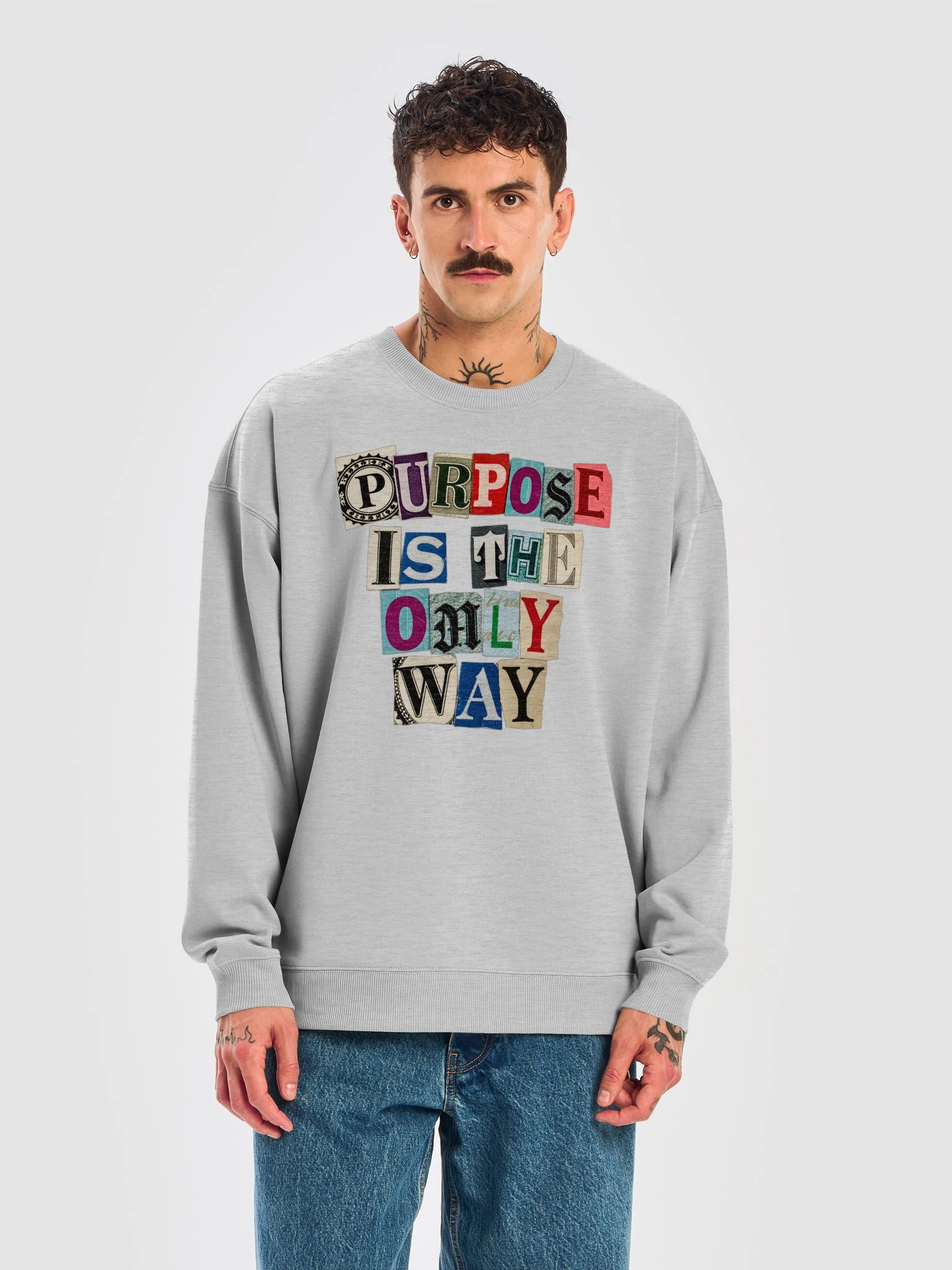 Purpose Is the Only Way Oversized Sweatshirt product image (5)