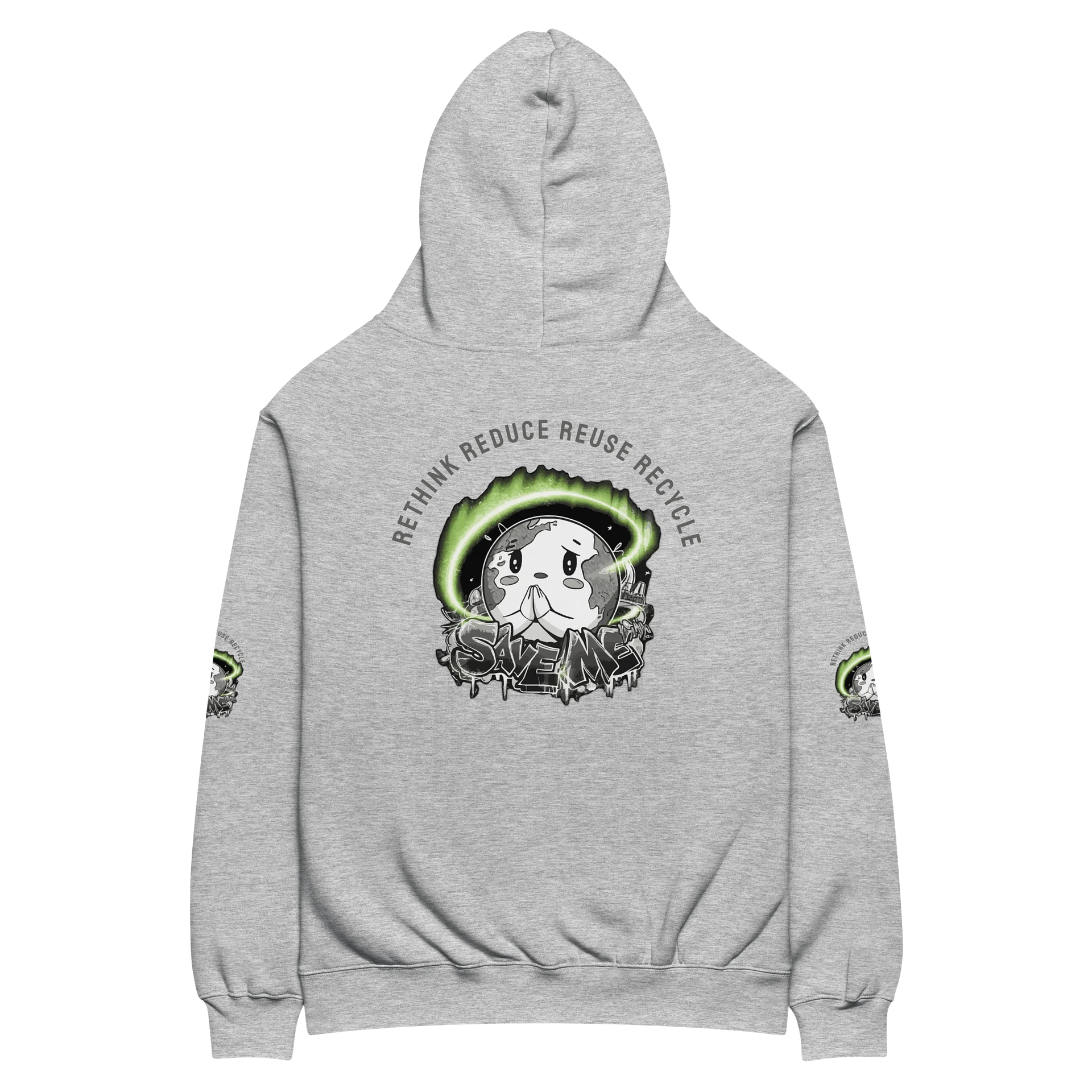 Save Me Unisex Premium Oversized Hoodie | Bold Style for a Greener Future product image (6)
