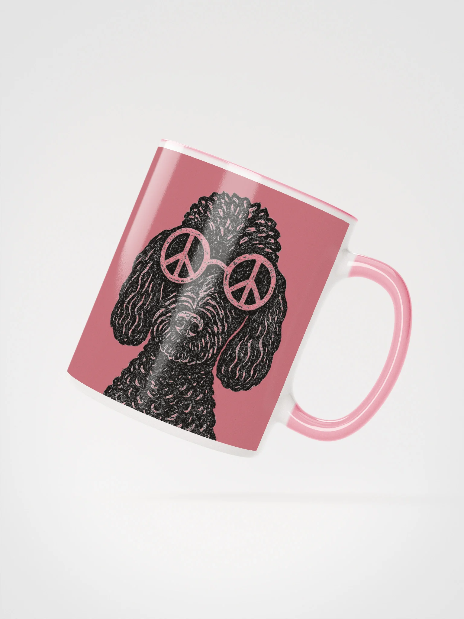 poodles for peace mug product image (2)