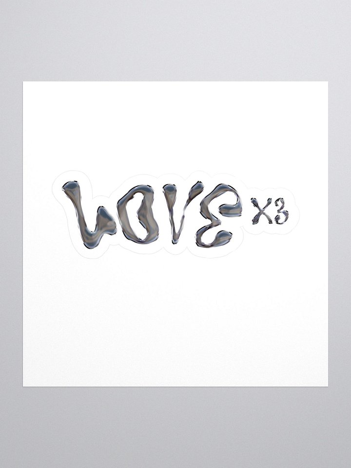 LOVE X3 Sticker product image (1)