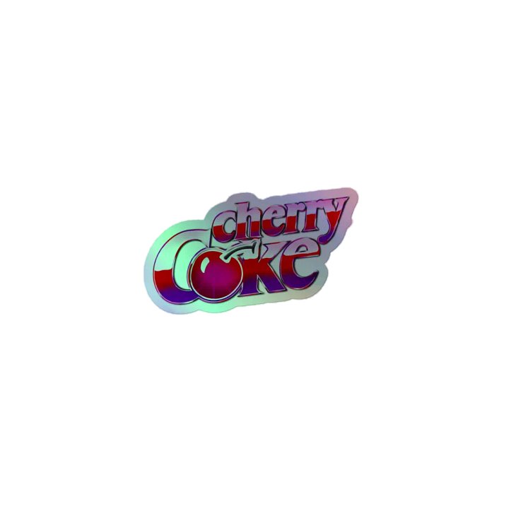 Cherry Soda Holofoil Sticker product image (1)