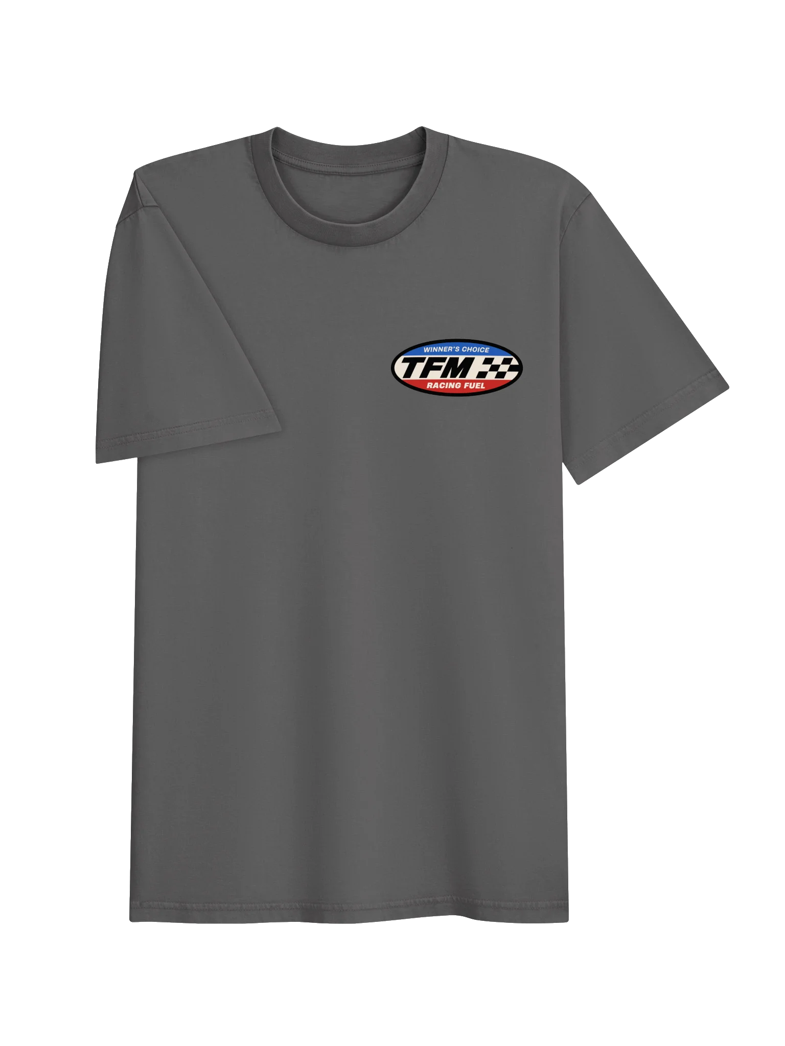 Think Fast Racing Fuel Tee - Dyed Anthracite Grey product image (3)