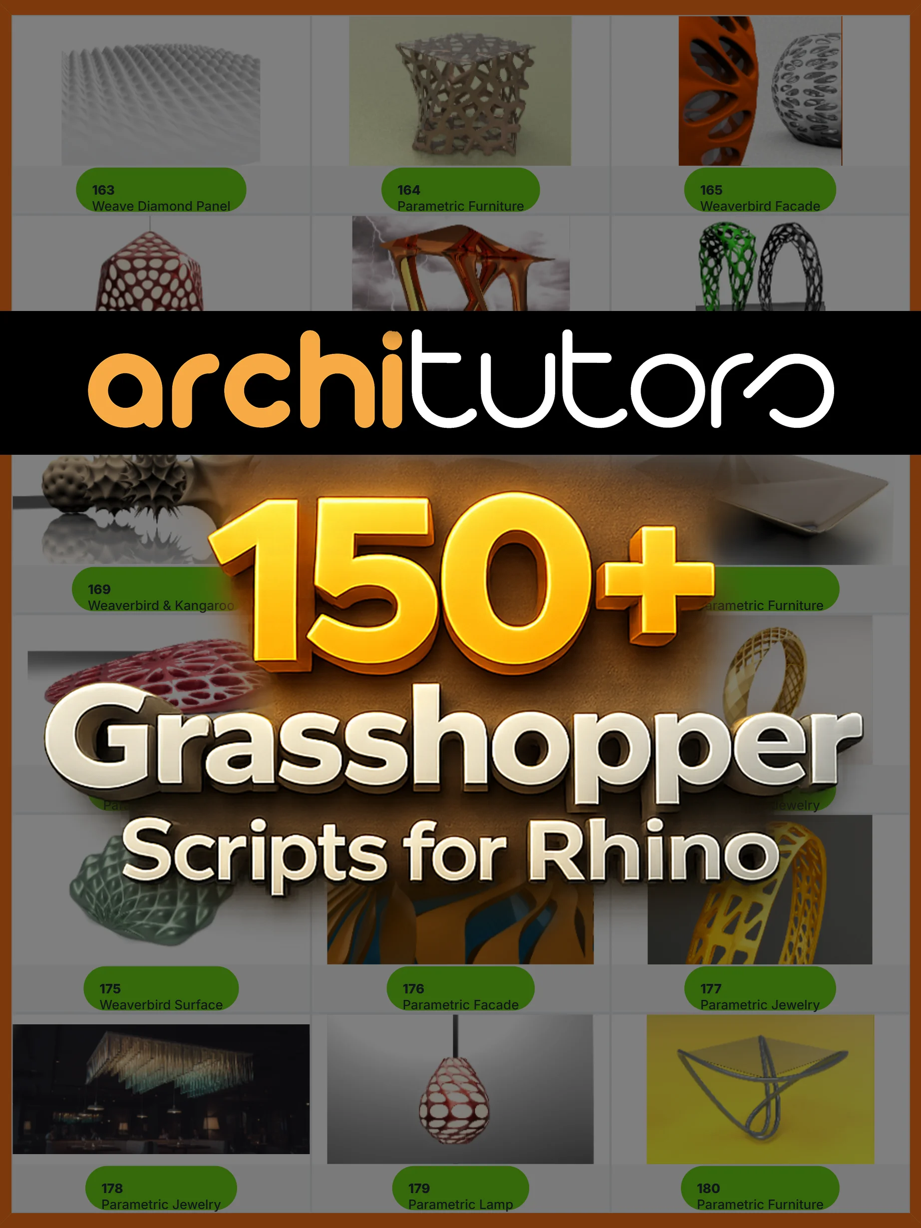 150+ Parametric Scripts for Rhino & Grasshopper product image (1)