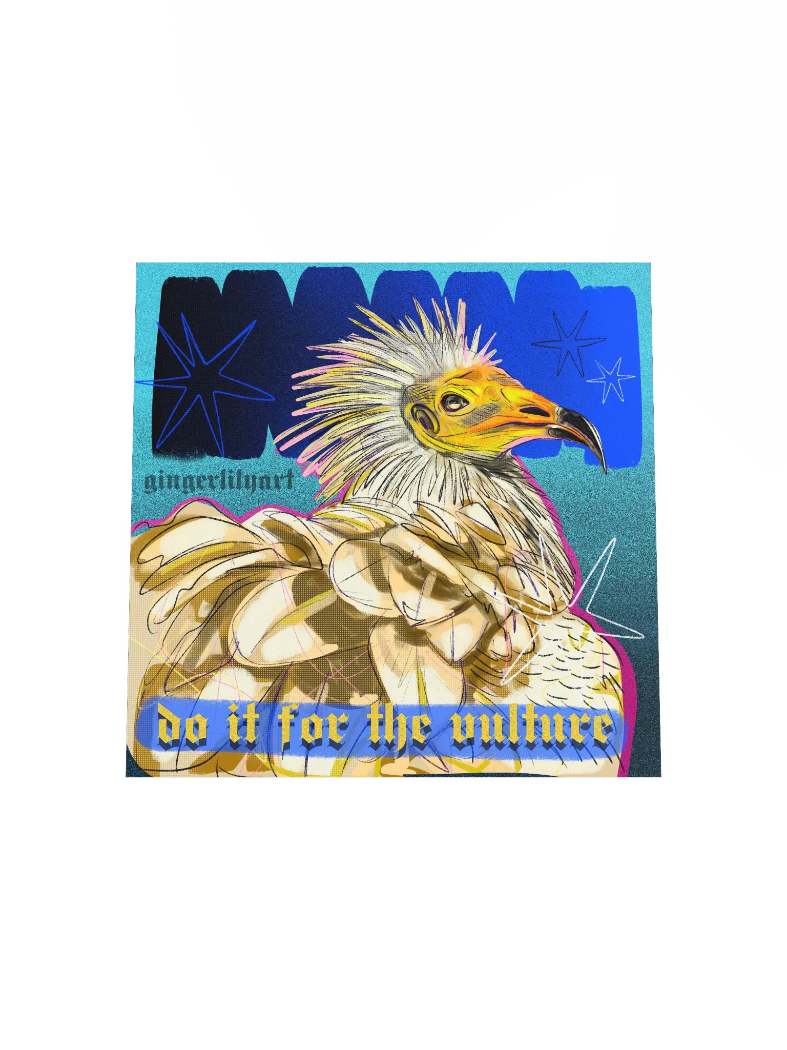 egyptian vulture print product image (8)