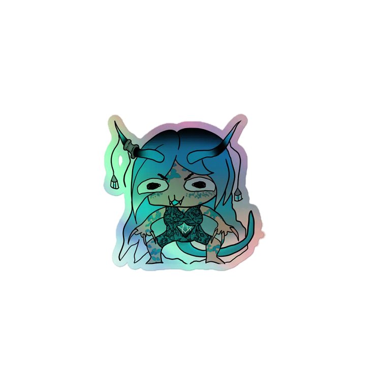 gremlin Dragon choasHOLOGRAPHIC STICKER product image (1)