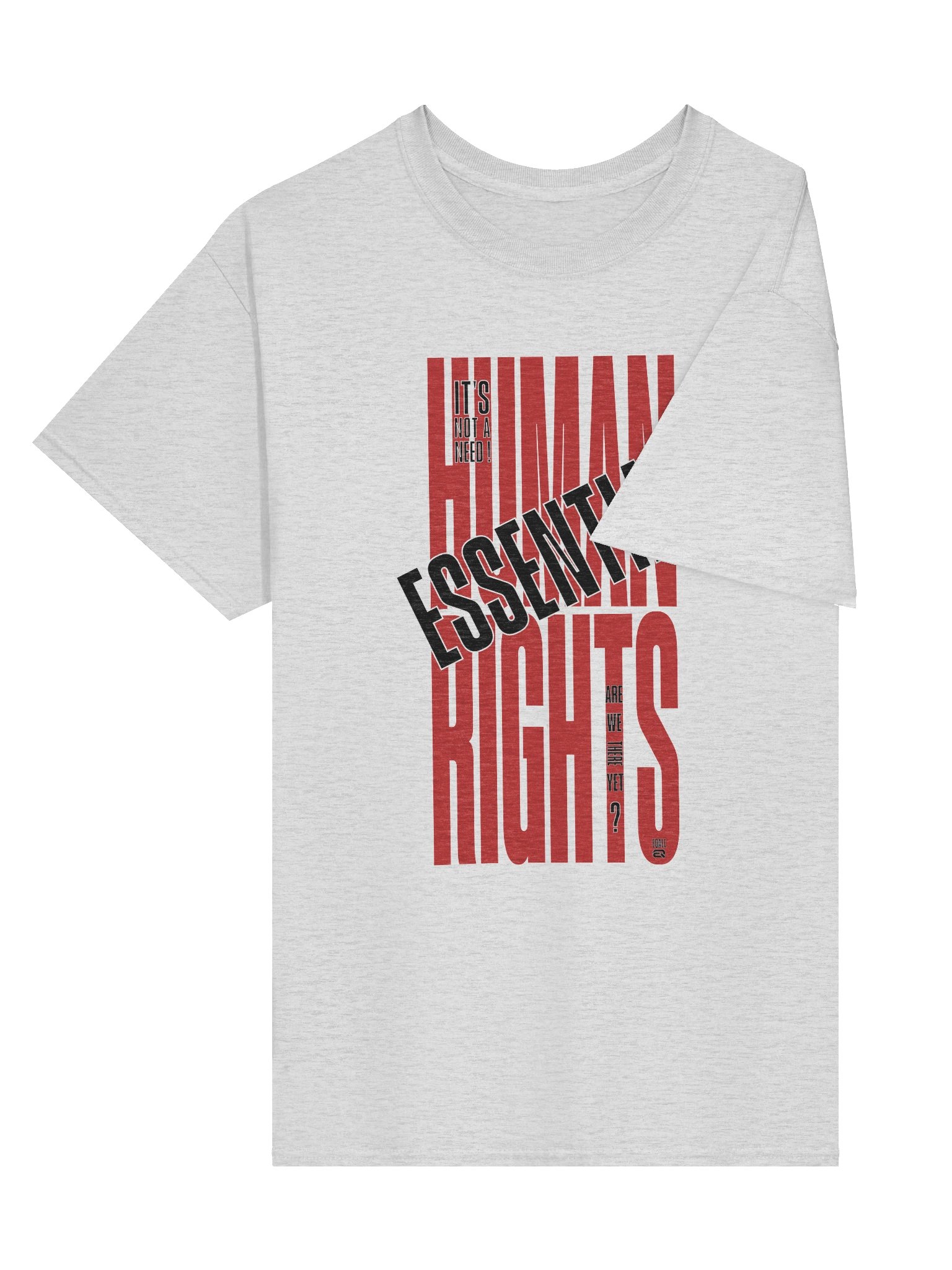 Gildan_EQALL® Essentials Human Rights Matter Tee_Red_Black product image (4)