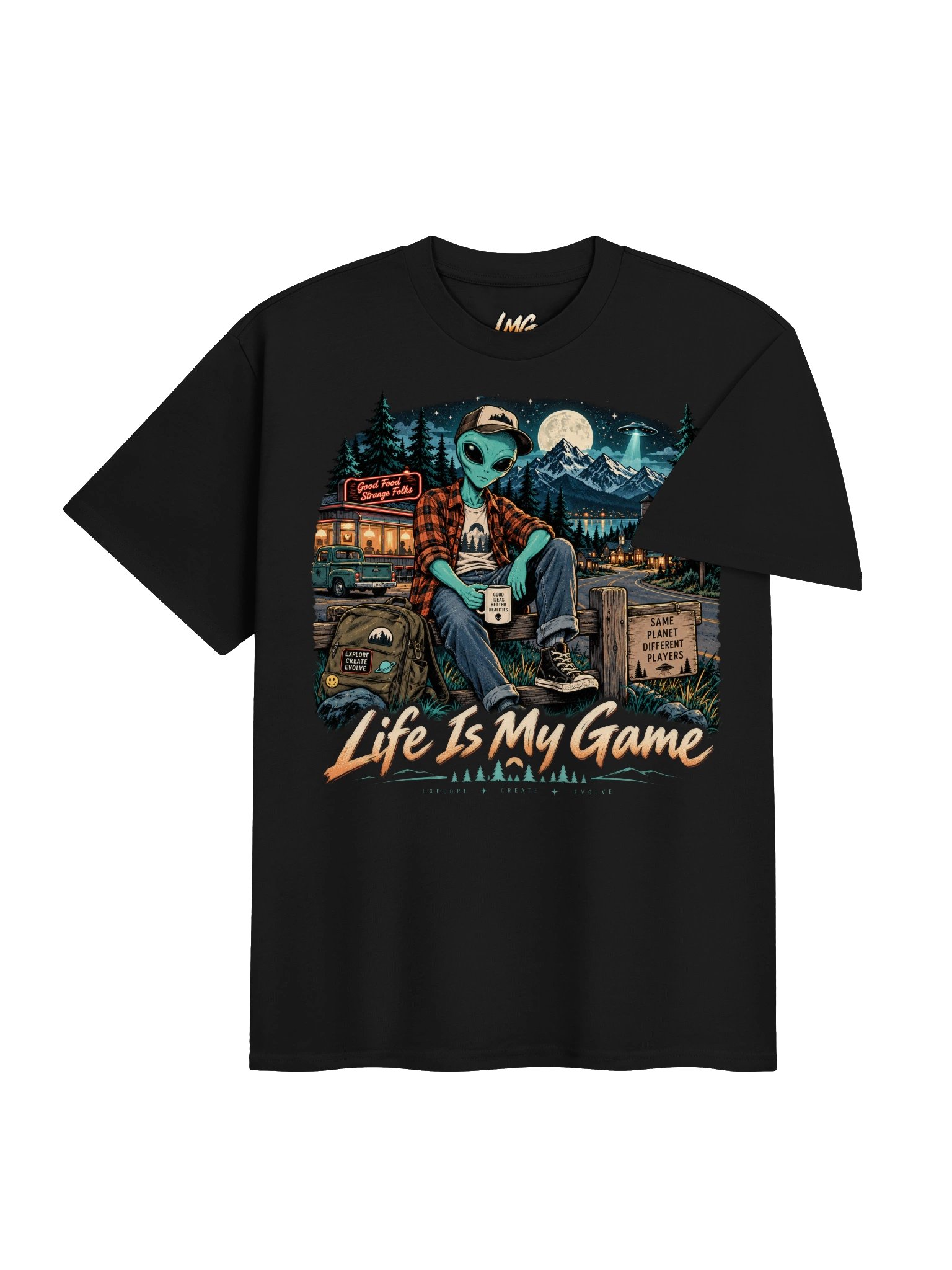 Life Is My Game — Local Alien Unisex T-Shirt product image (4)