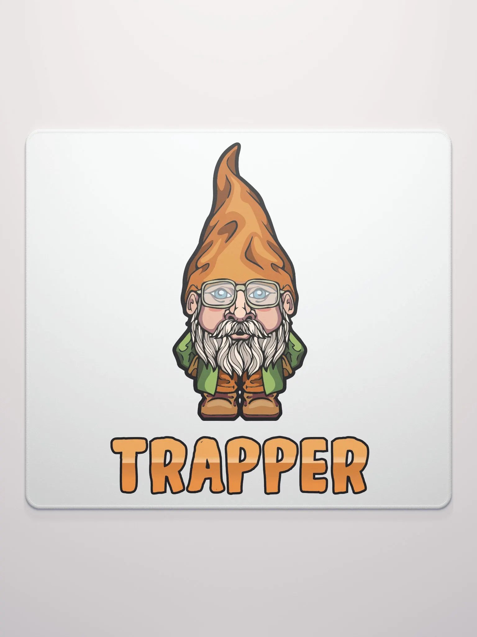 Trapper Logo Gaming Mouse Pad - White Background product image (2)