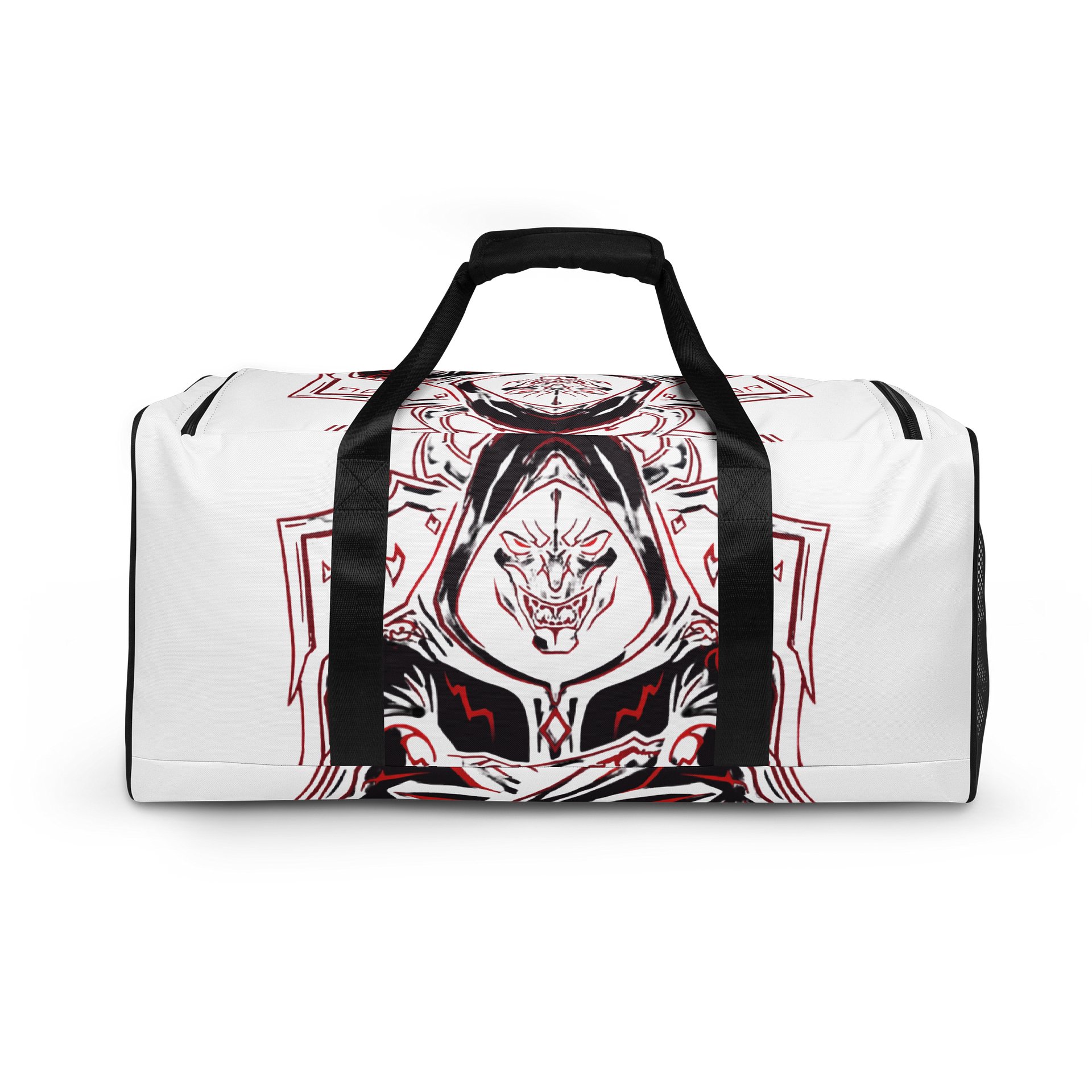 Dreadshield Duffle: Horned Hooded Creature Print product image (4)