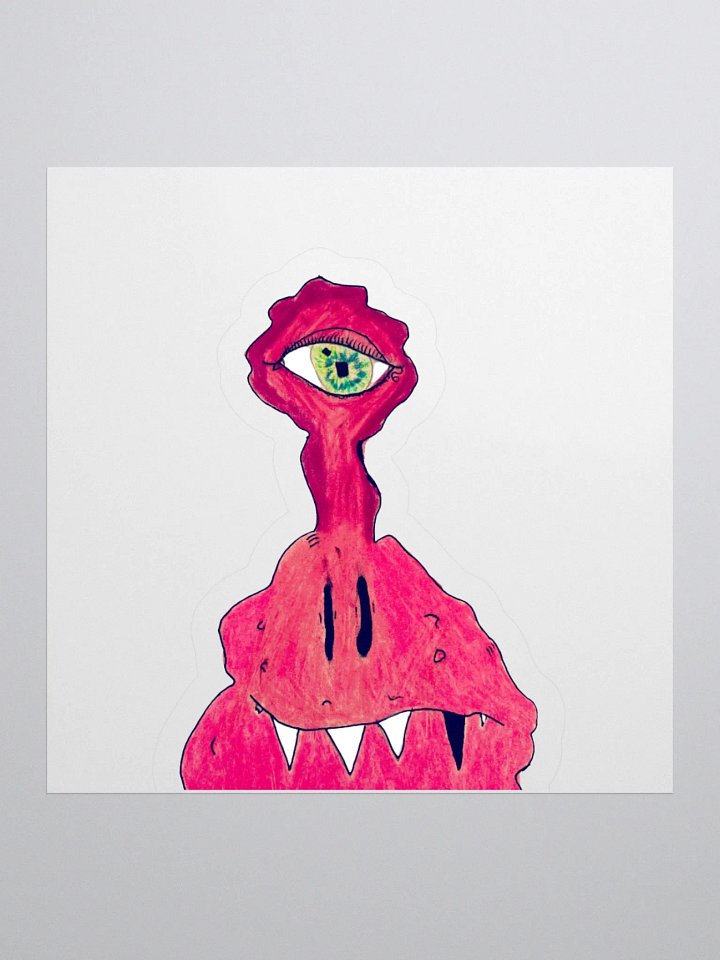 Cyclops Cutie (Probably Not a Threat) Stickers product image (1)