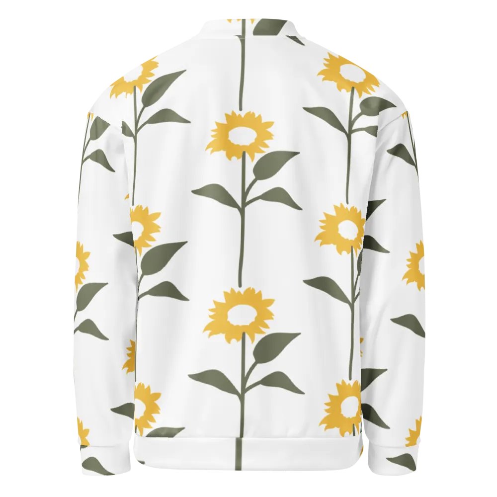Sunflower Symphony Bomber Jacket product image (3)