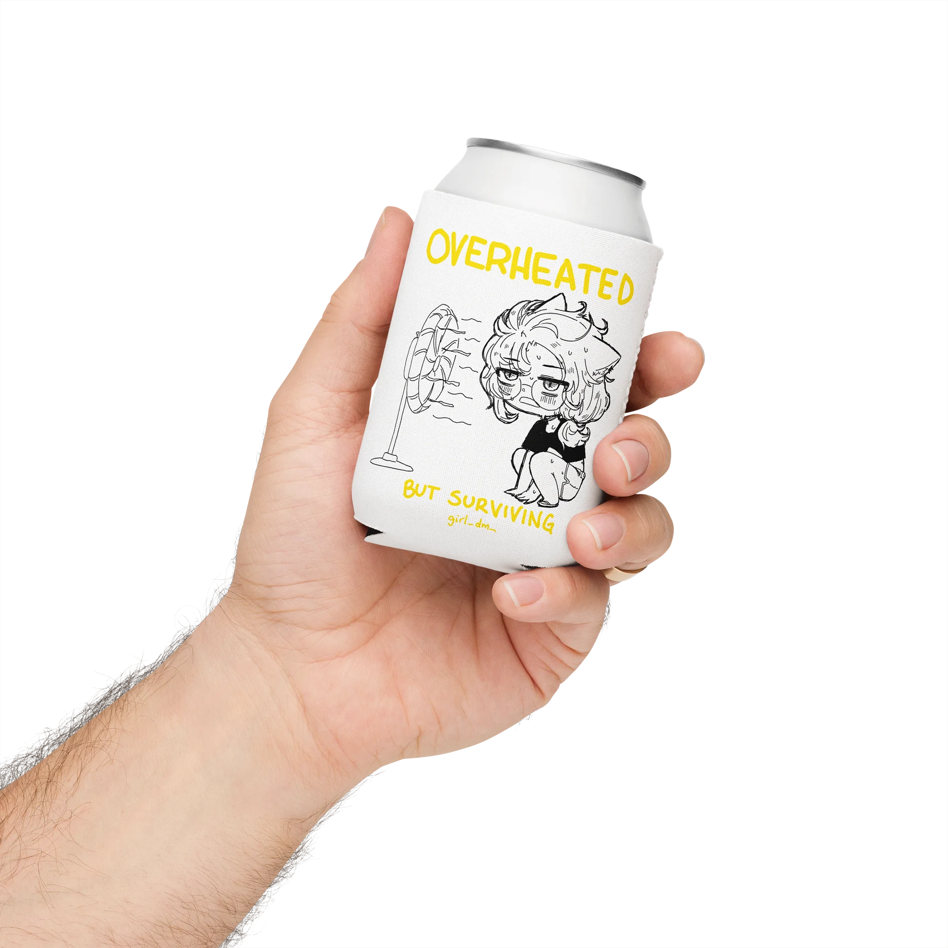 Overheated Can Coozie product image (4)
