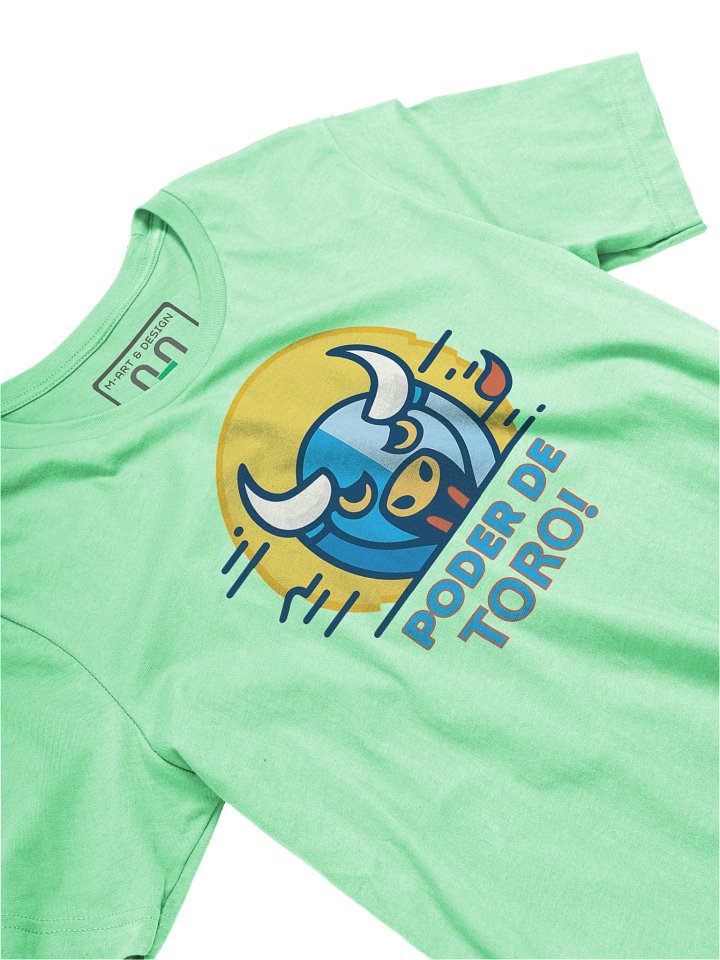 PODER DE TORO! Bull Power Graphic Tee – Fierce Southamerican-Inspired Streetwear by M-Art & Design product image (2)