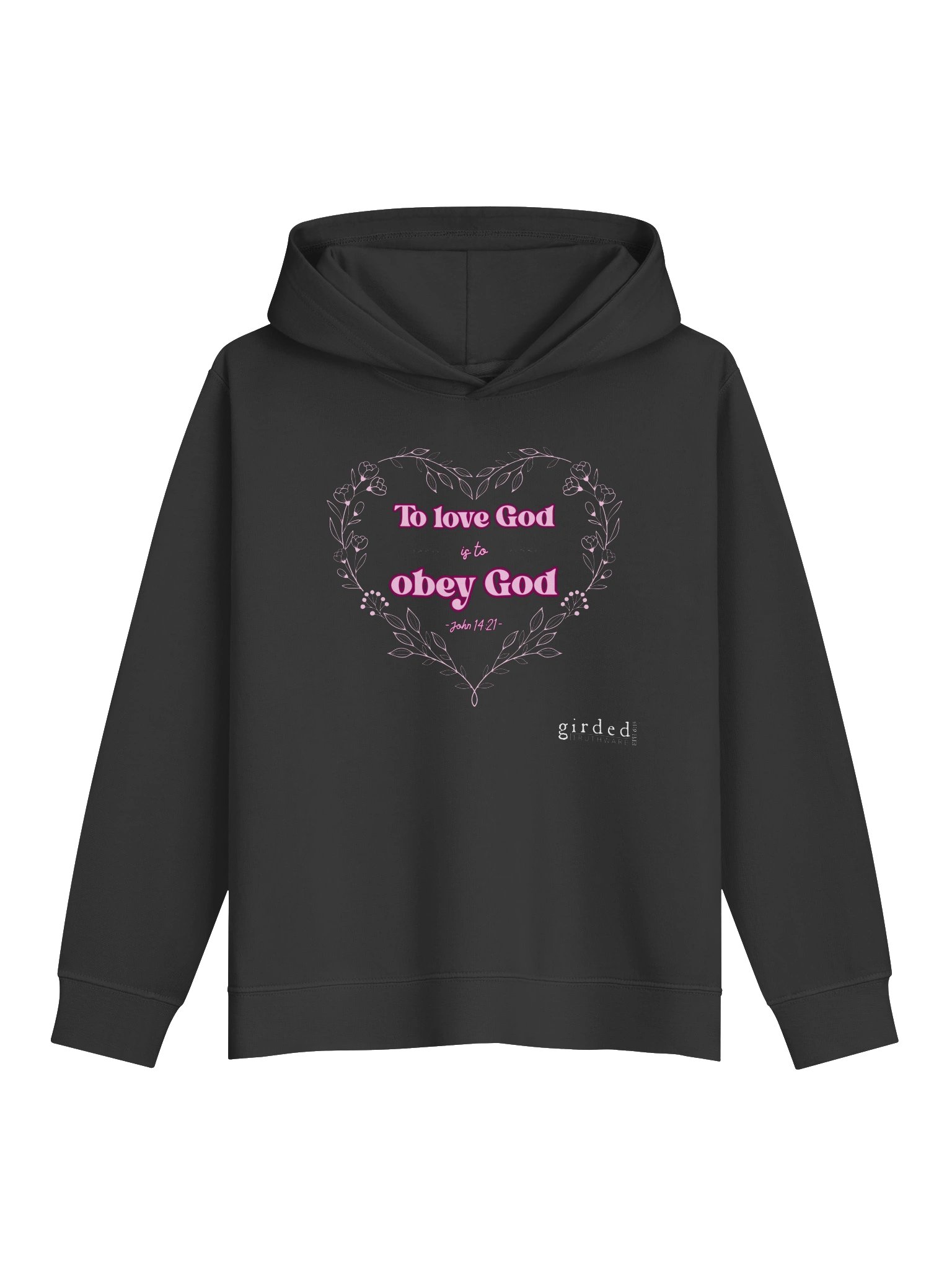 To Love Is To Obey John 14:21 Youth Hoodie product image (1)