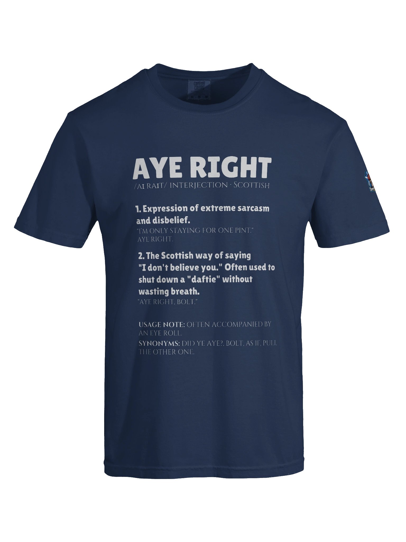 AYE RIGHT: The Skeptic's Dictionary Tee product image (1)