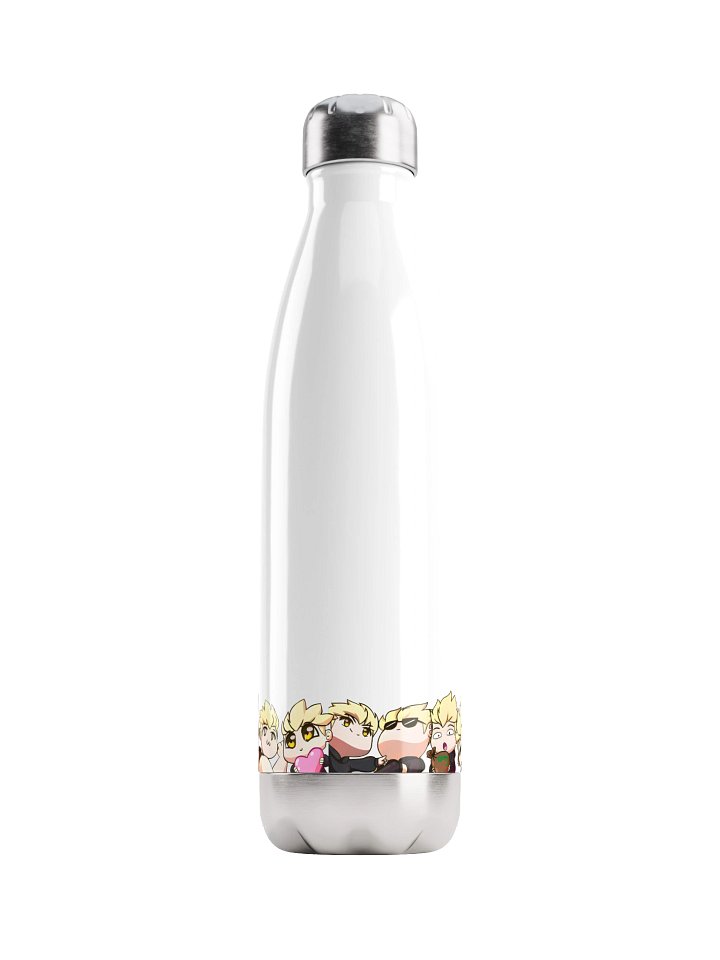 Stainless Steel Water Bottle | All Emotes | White product image (1)