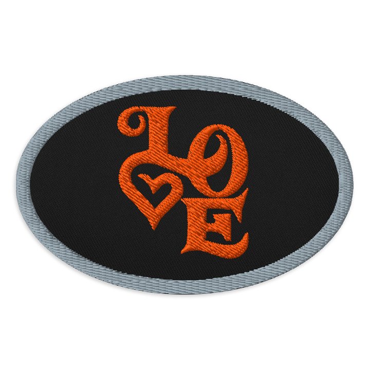 Love Square Embroidered Patch product image (1)