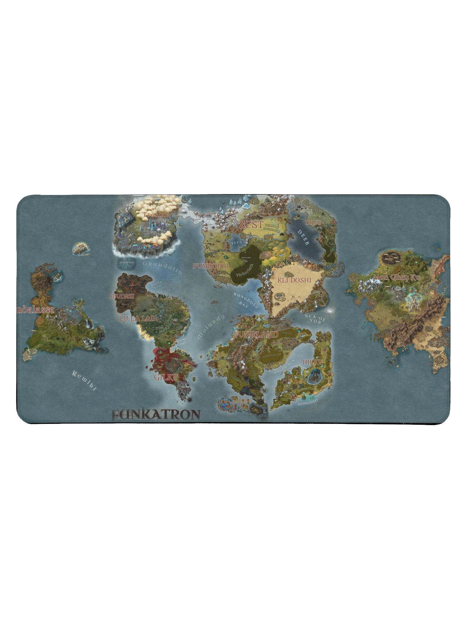 Funkatron Map Mouse Pad product image (1)