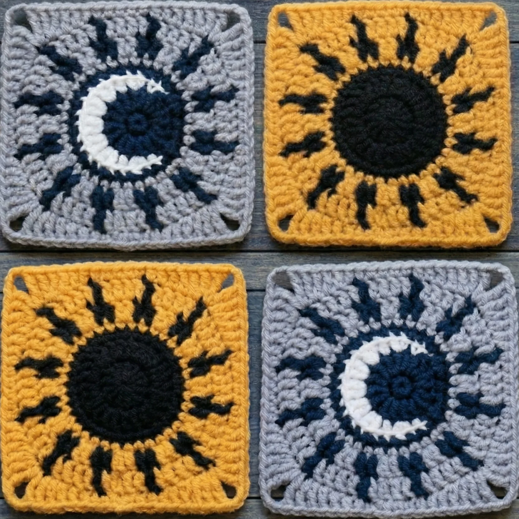 Sunlight & Moonlight Granny Square Bundle (2-in-1) product image (1)