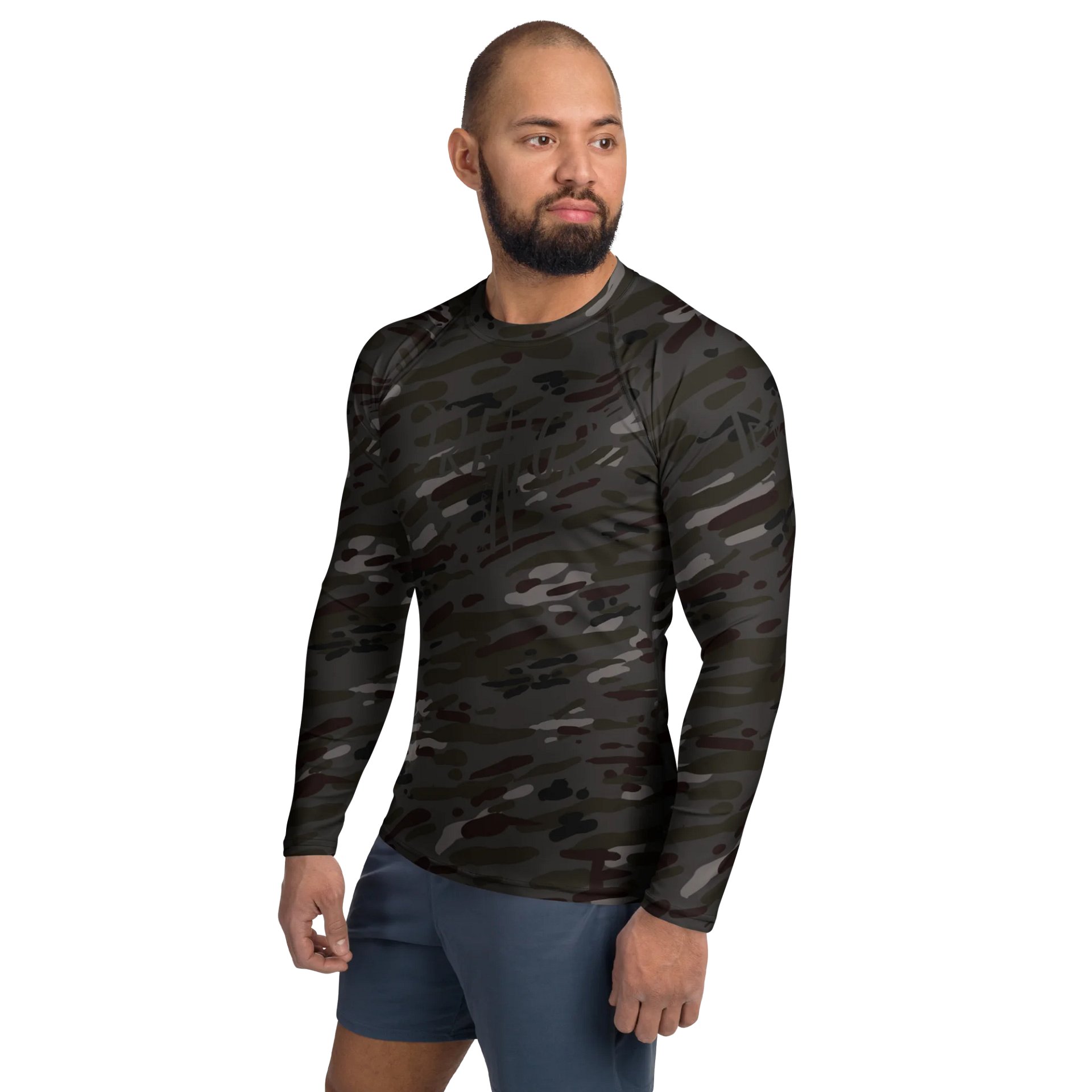 DRENGR Night Camo Long Rash Guard product image (3)