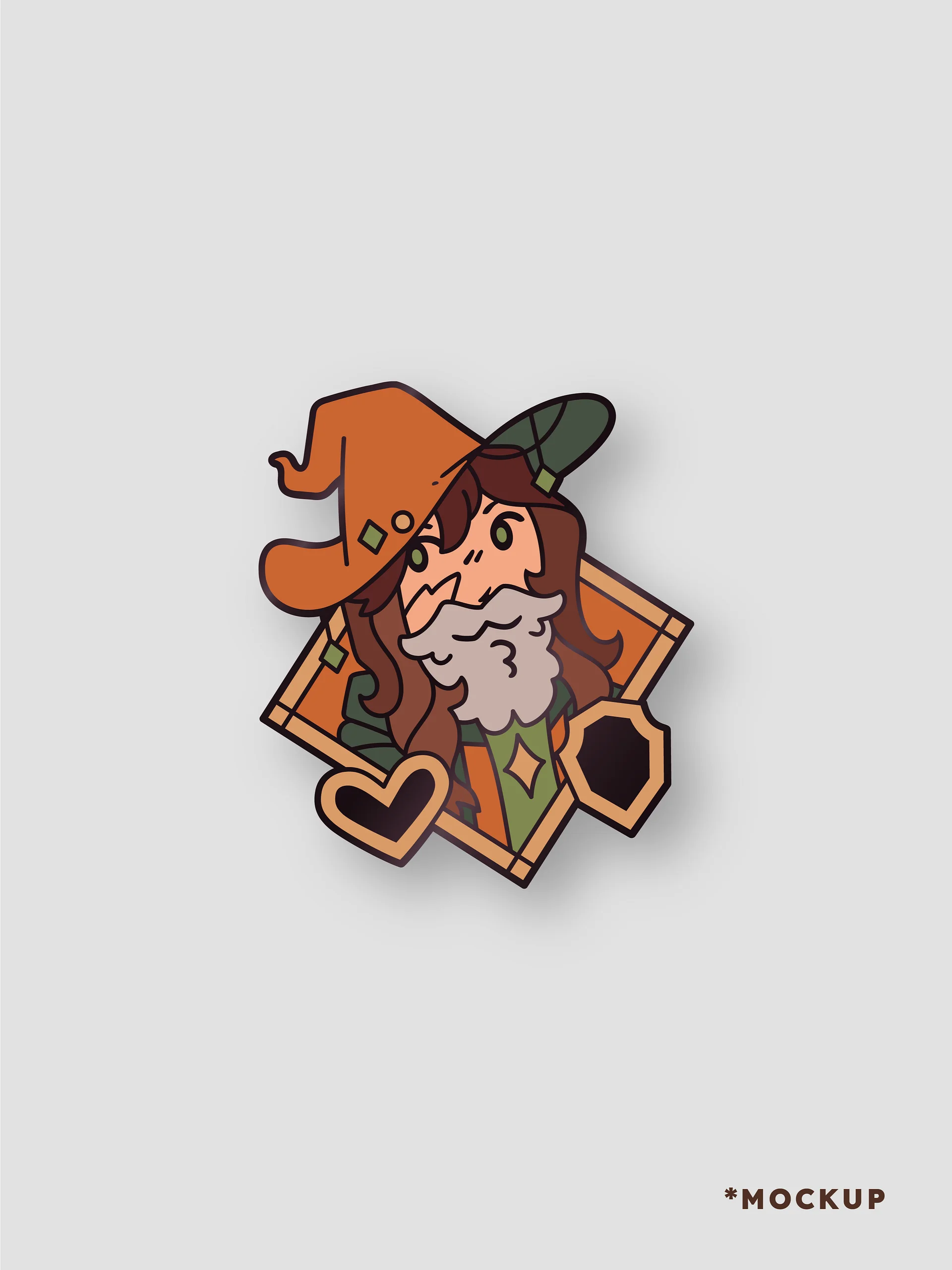 *PREORDER* Mister Wizard - Hard Enamel Pin product image (2)