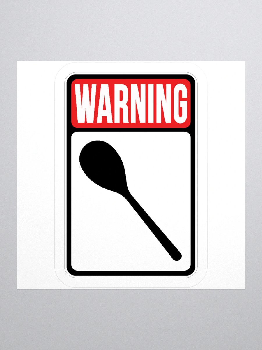 Spoon Warning - Sticker product image (1)