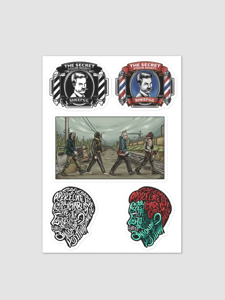 [SheefGG] Kiss Cut Sticker Sheet Generic Kiss Cut Sticker Sheet product image (1)