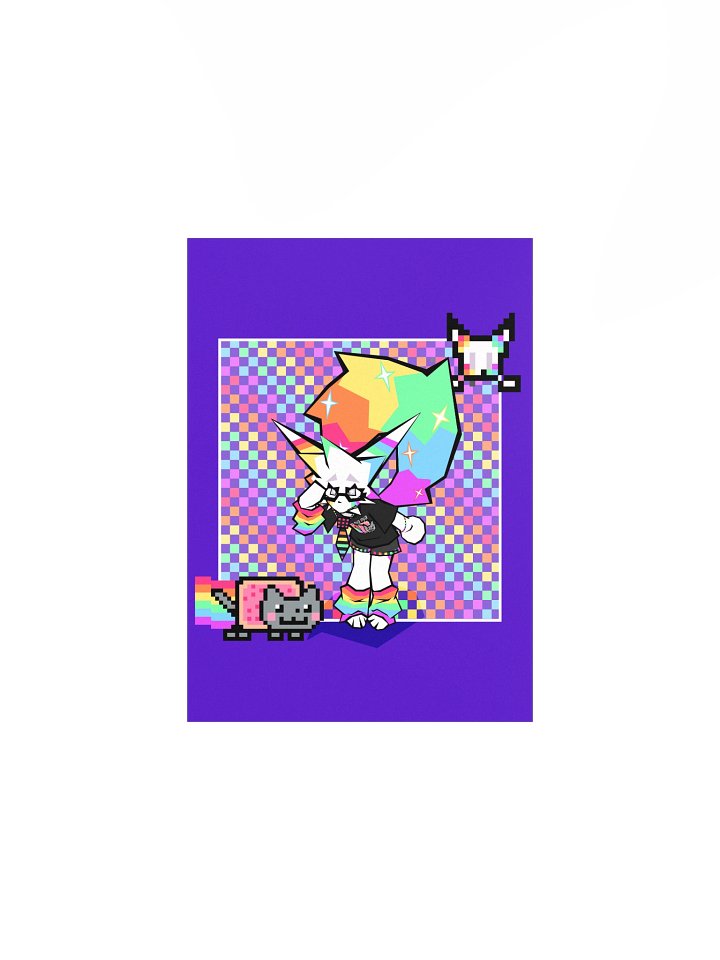 glitter leaning poster product image (3)