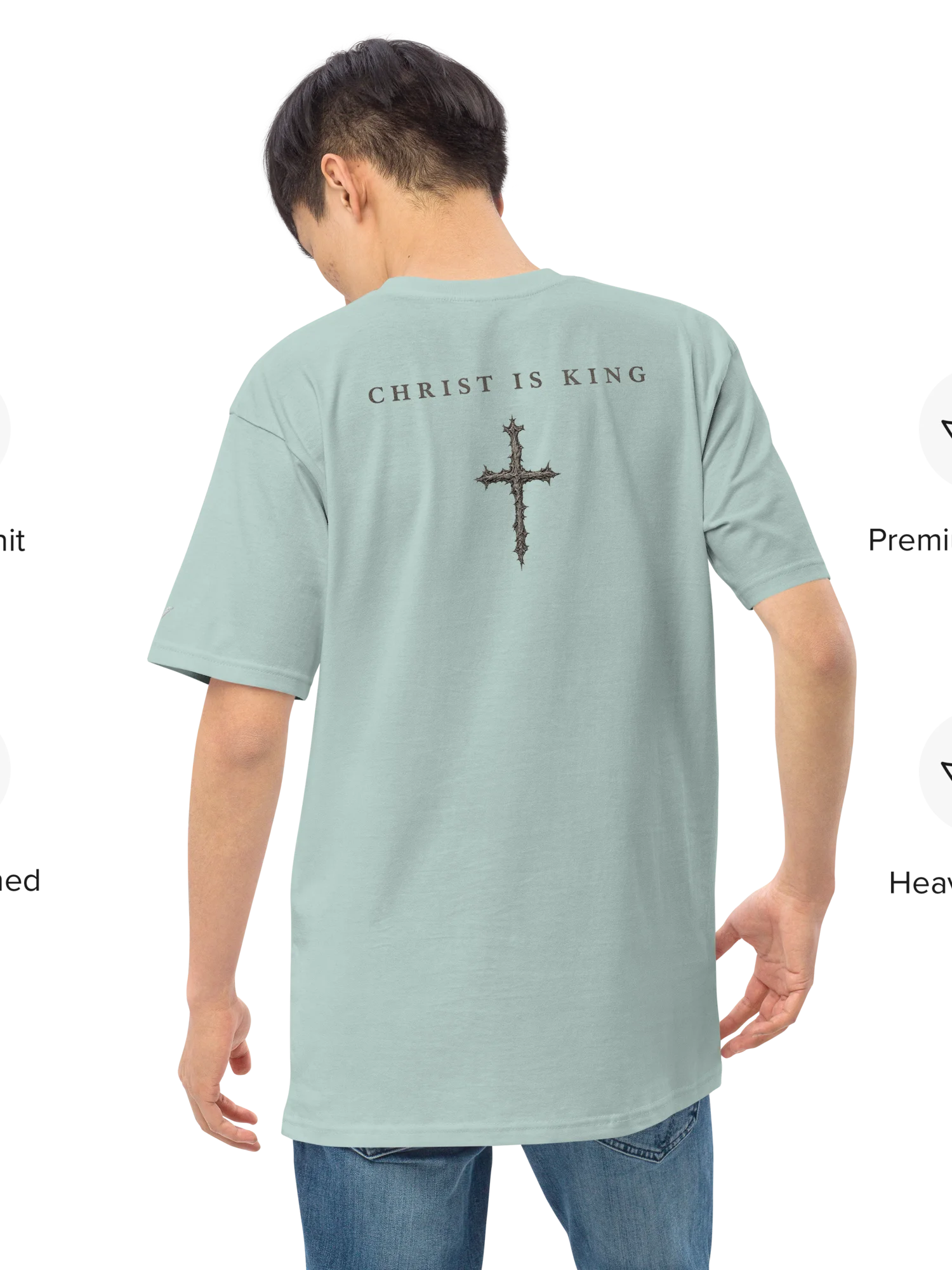 Embroidered Jesus Cotton T-Shirt product image (3)